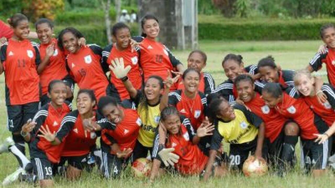 Women players in Papua show potential to become great players.