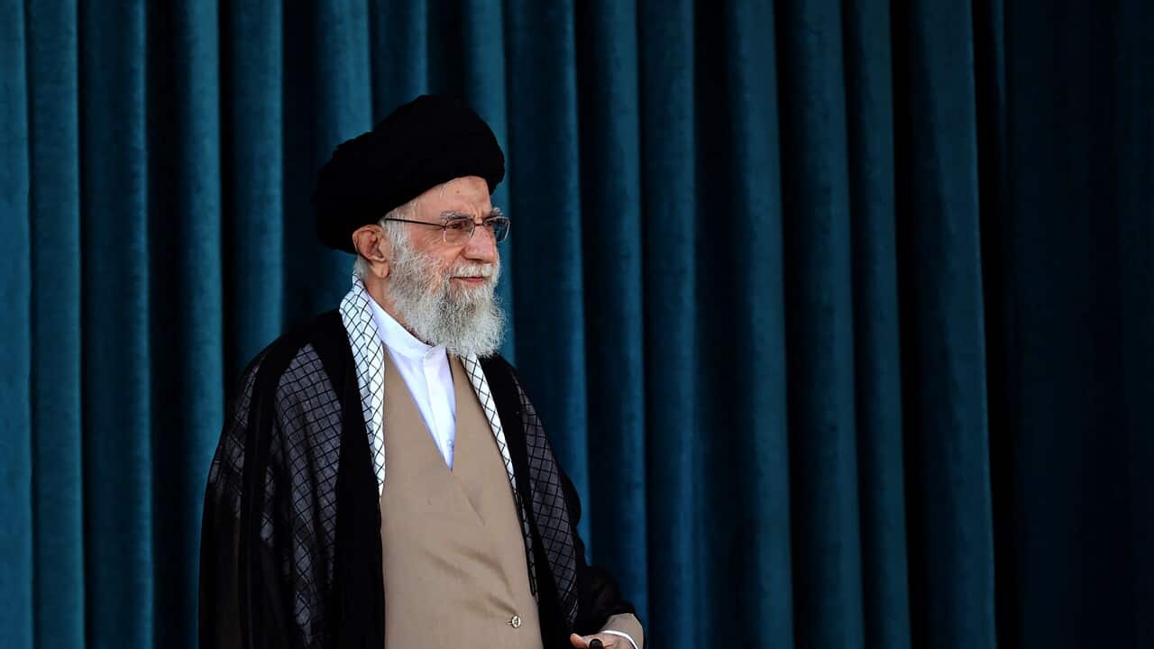 Ayatollah Khamenei attending a joint graduation ceremony - Tehran