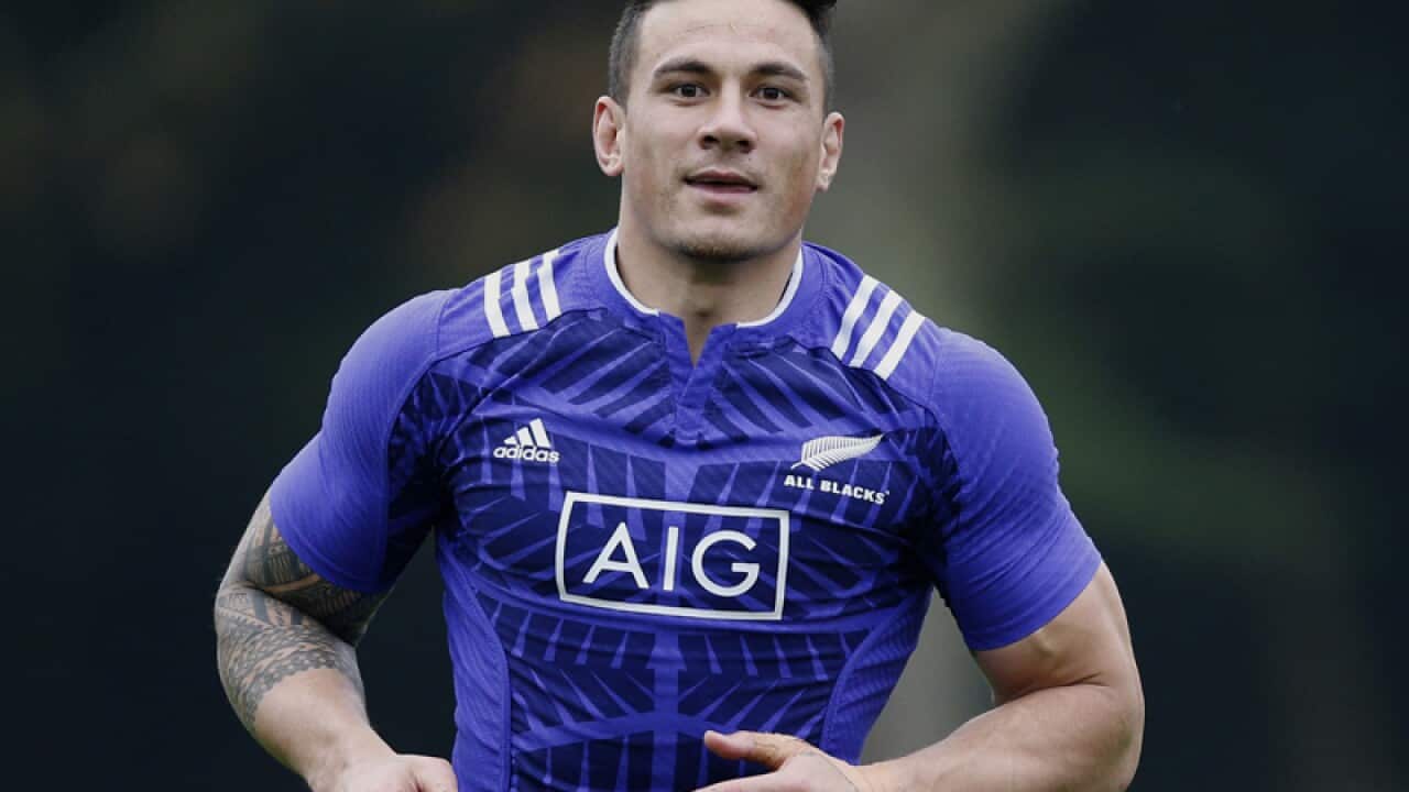 New Zealand rugby star Sonny Bill Williams