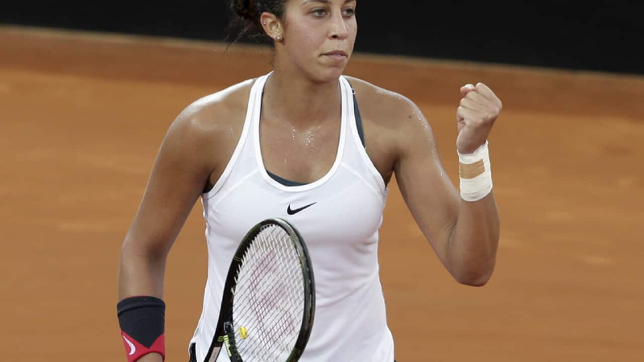 Madison Keys of the U.S.