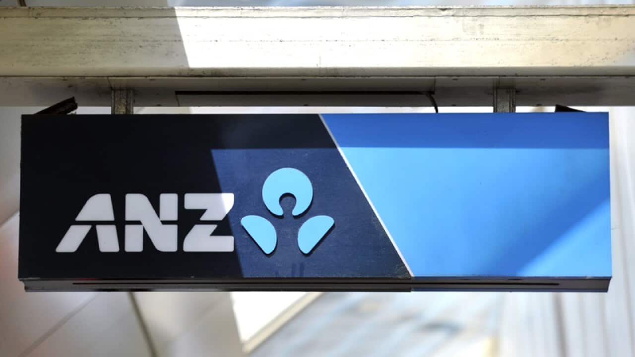 An ANZ sign