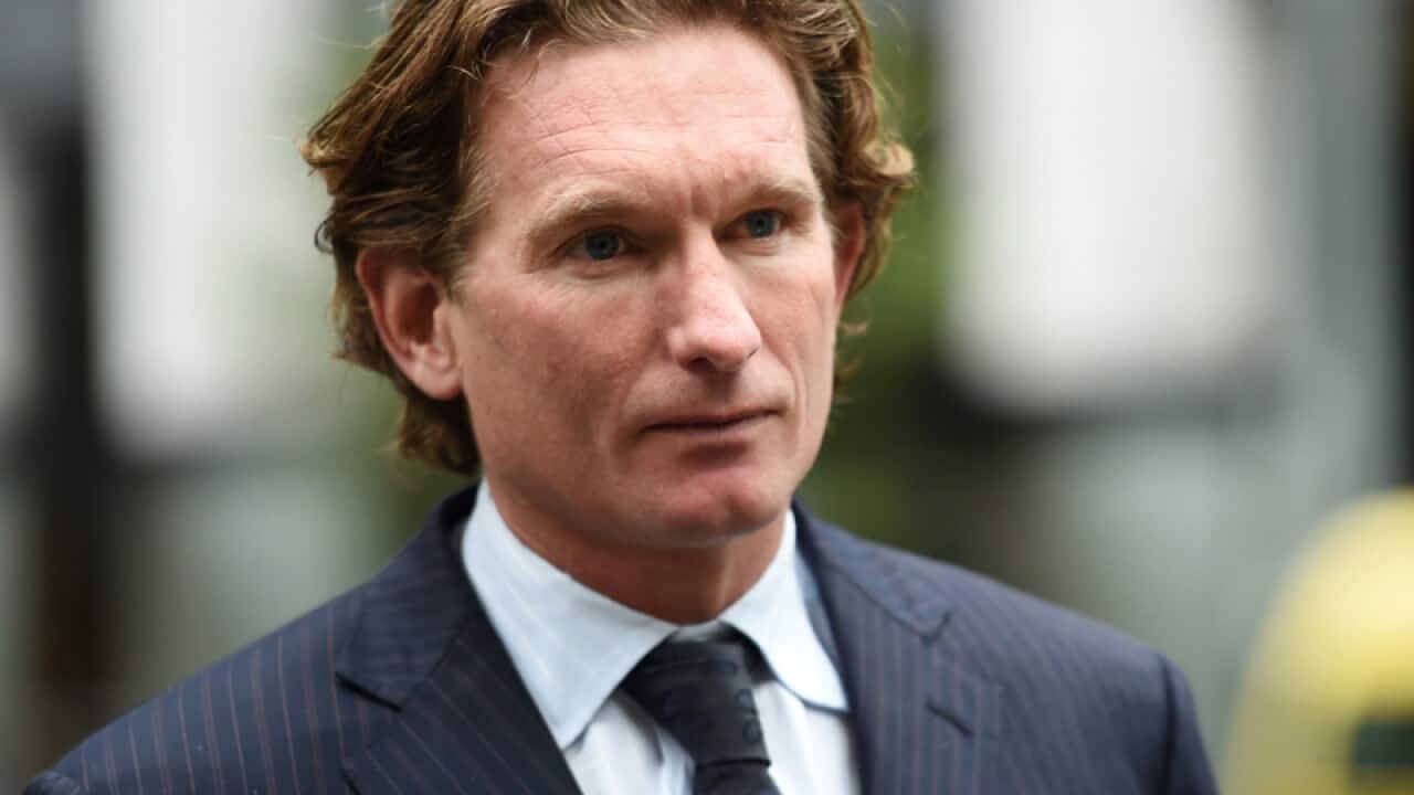 Former Essendon coach James Hird
