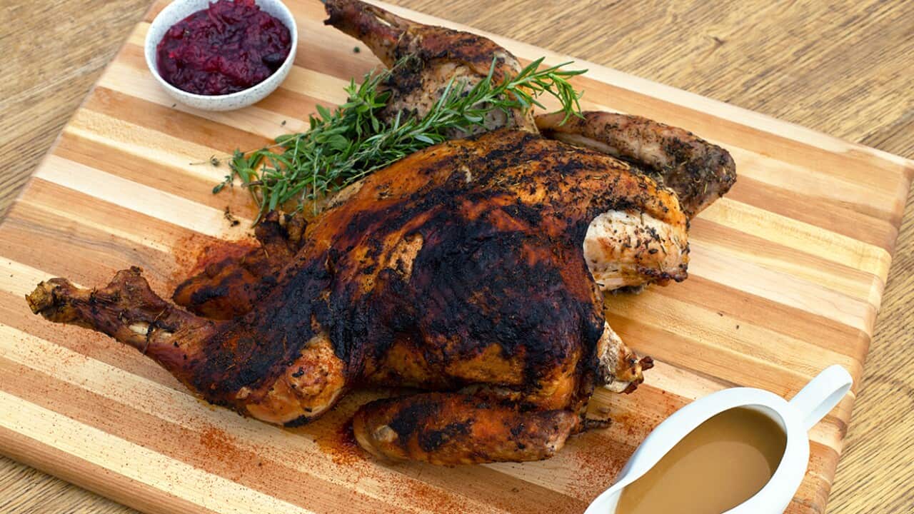 Smoked turkey two ways