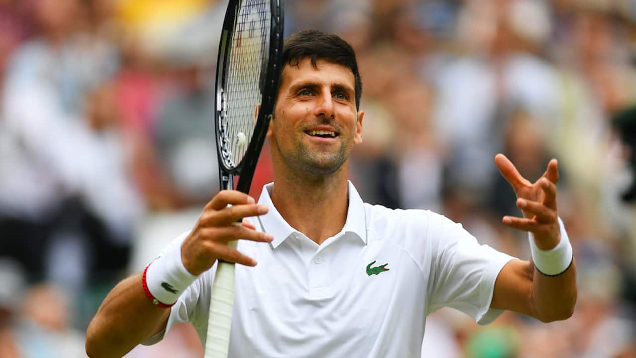 Novak Djokovic tested positive for coronavirus last month.