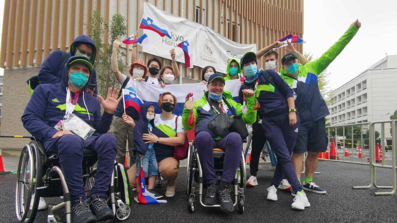Slovenian paralympic team in Tokyo 2020