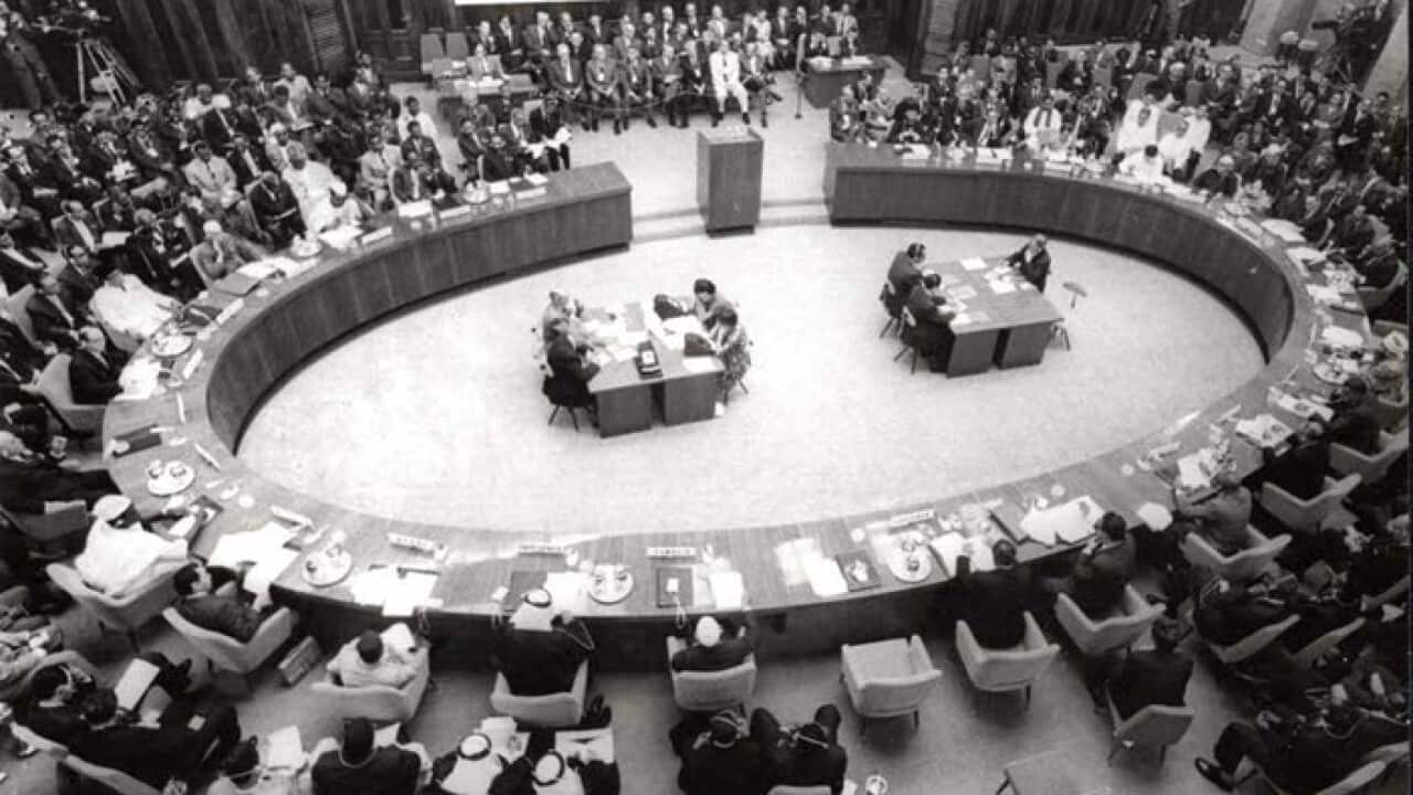 First Non-Aligned Movement Summit in Belgrade 1961.
