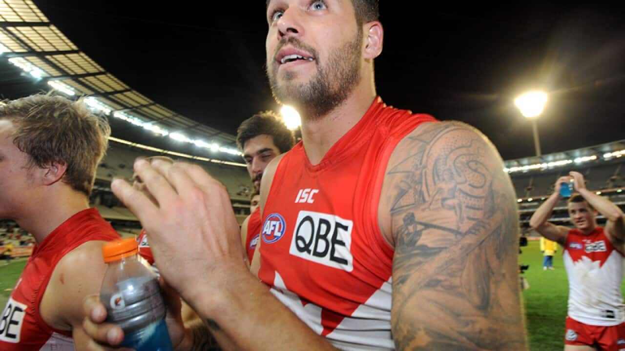 Sydney Swans AFL forward Lance Franklin