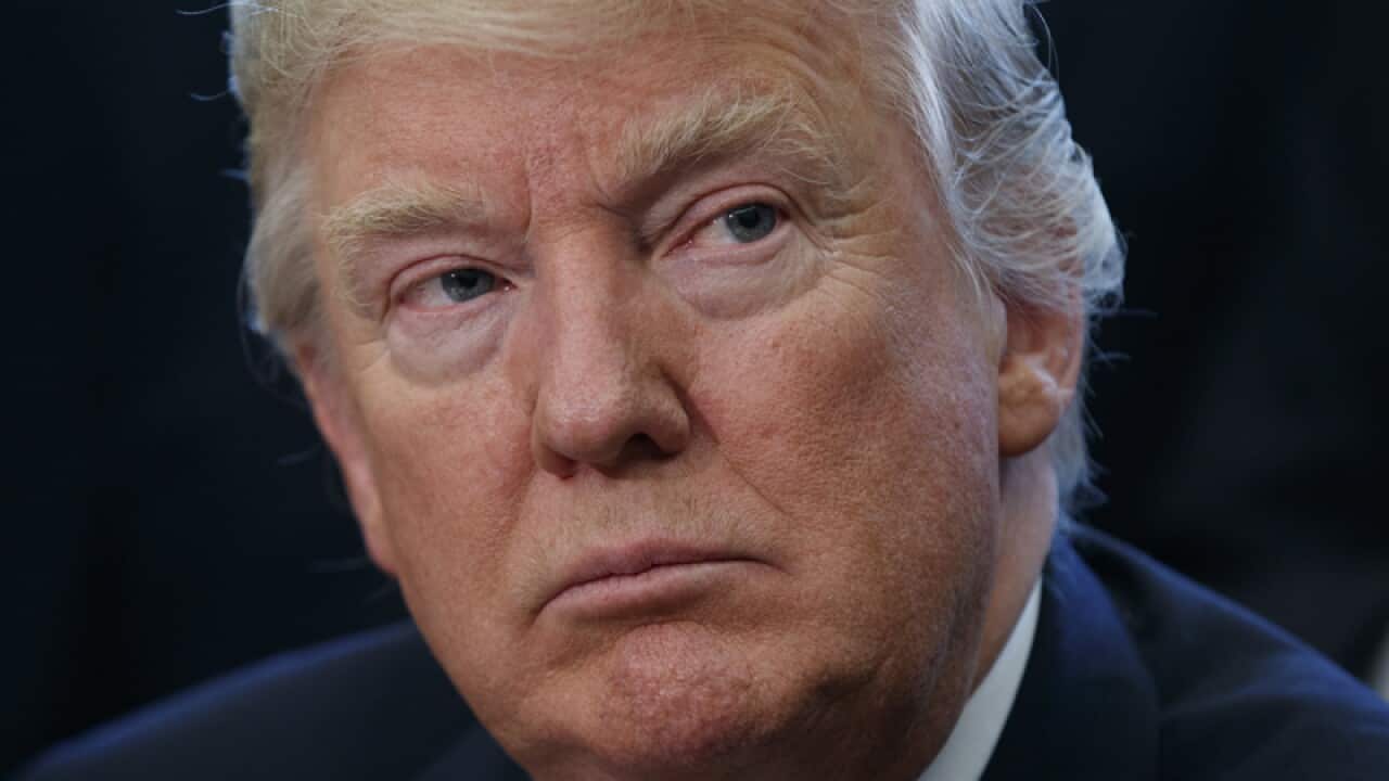 File picture of US President Donald Trump.