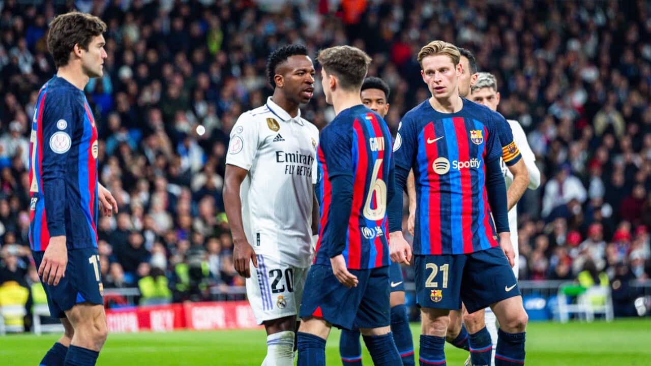 Spanish Cup soccer match - Real Madrid vs Barcelona