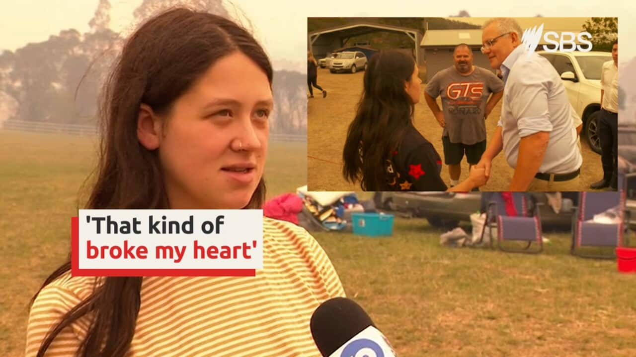 Cobargo Resident, Zoe Salucci-McDermott, says she was in shock when she confronted the Prime Minister in Cobago during his tour of bushfire hit areas.