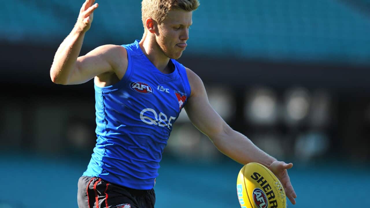 Sydney Swans AFL player Dan Hannebery