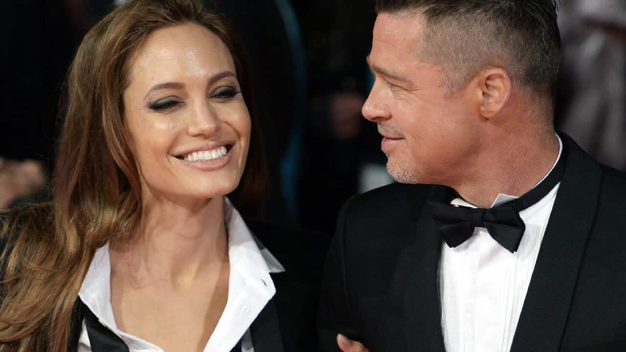 Hollywood couple Brad Pitt and Angelina Jolie