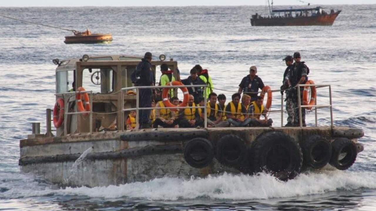 Asylum seekers arrive at Christmas Island