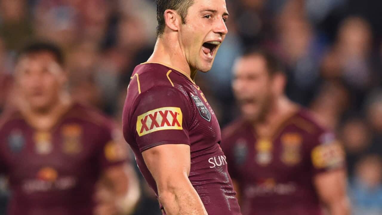 Cooper Cronk of the Maroons