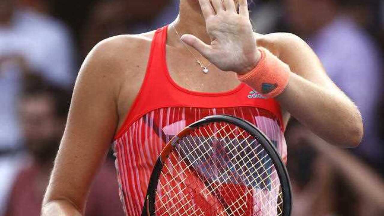 Kristina Mladenovic of France