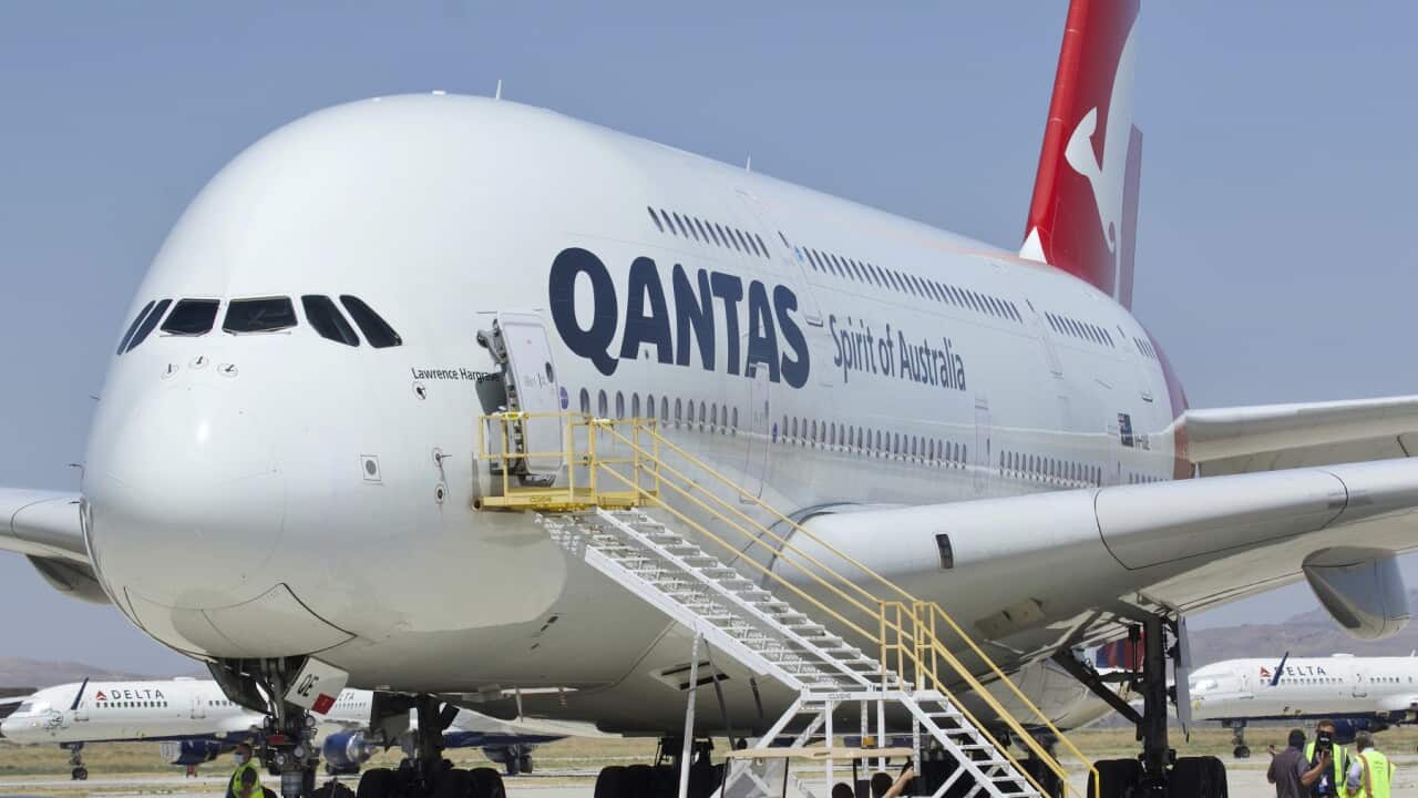 Qantas flight