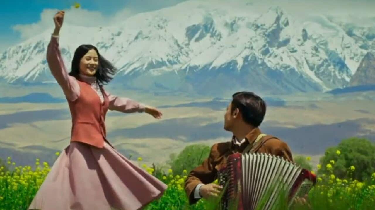 A screenshot from the trailer of 'The Wings of Songs'