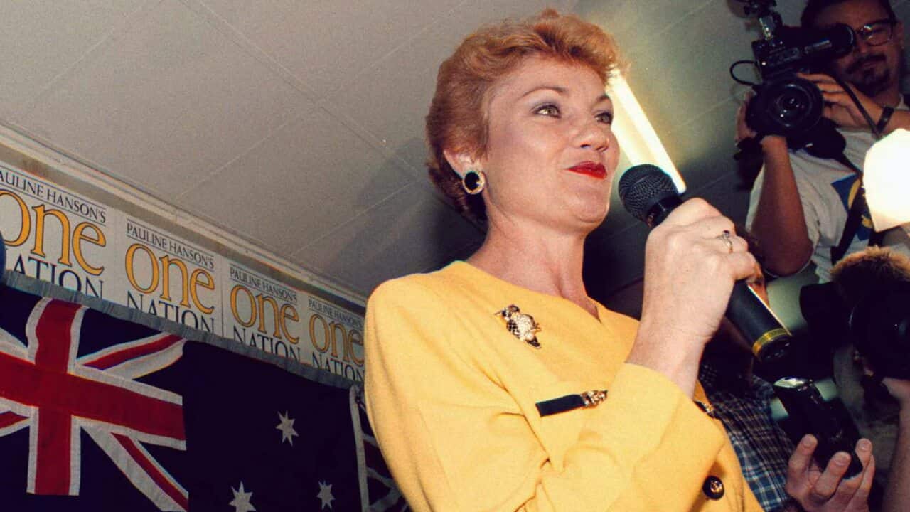 Pauline Hanson in 1998