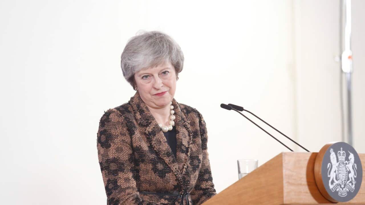 Theresa May has accused Tony Blair of insulting voters with calls for a second Brexit referendum