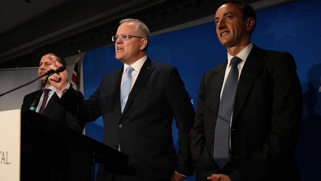 Australian Prime Minister Scott Morrison blamed Liberal candidate Dave Sharma's loss in Wentworth on the leadership turmoil.