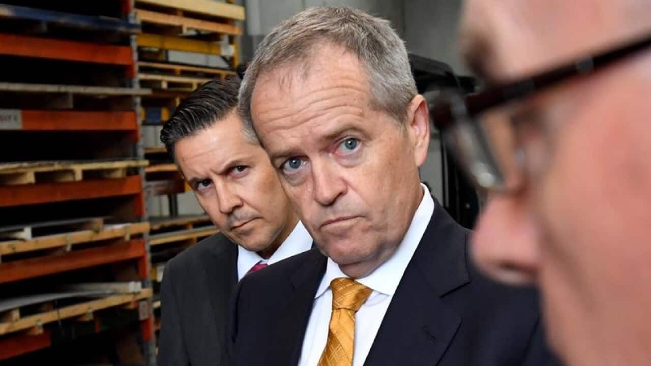 Bill Shorten and Labor MP Mark Butler