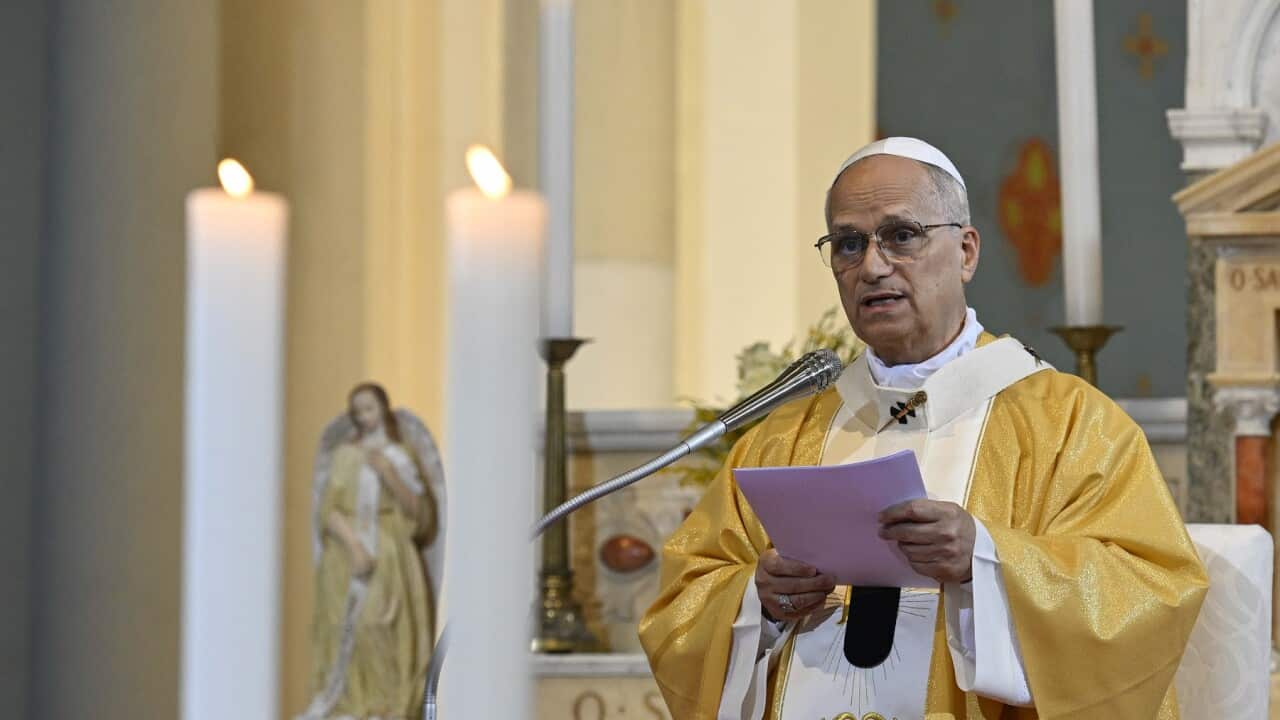 ALGERIA - POPE LEO XIV LEADS A MASS AT BASILICA OF ST AUGUSTINE IN ANNABA - 2026/4/14