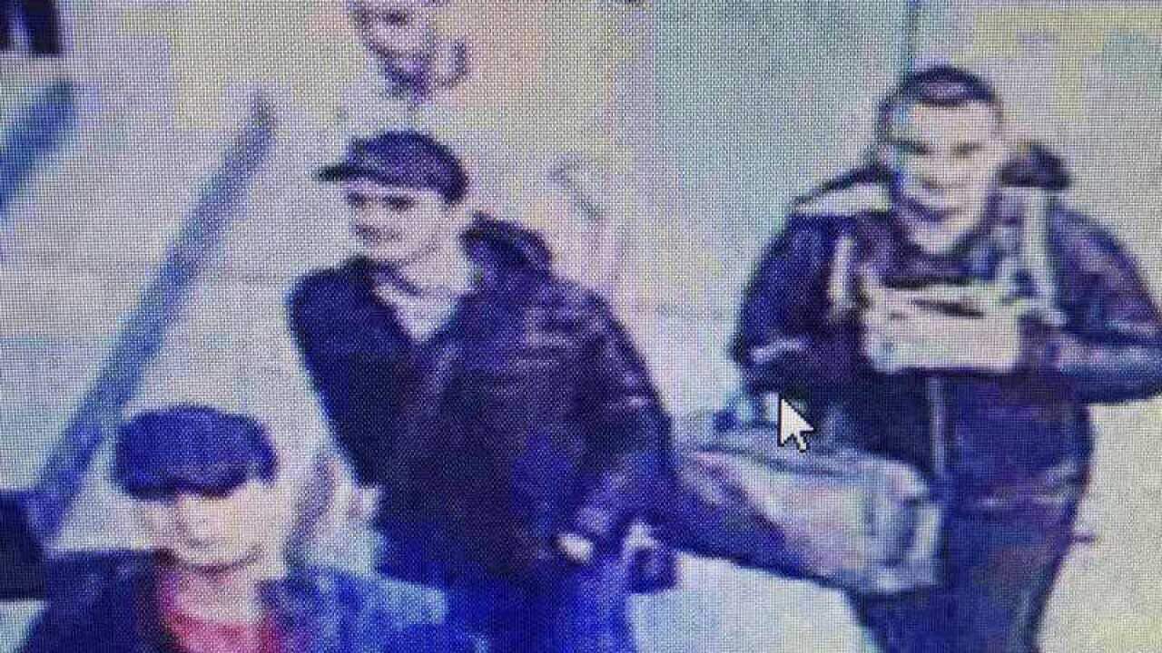 In this framegrab from CCTV video people believed to be the attackers walk in Istanbul's Ataturk airport, Tuesday June 28, 2016.