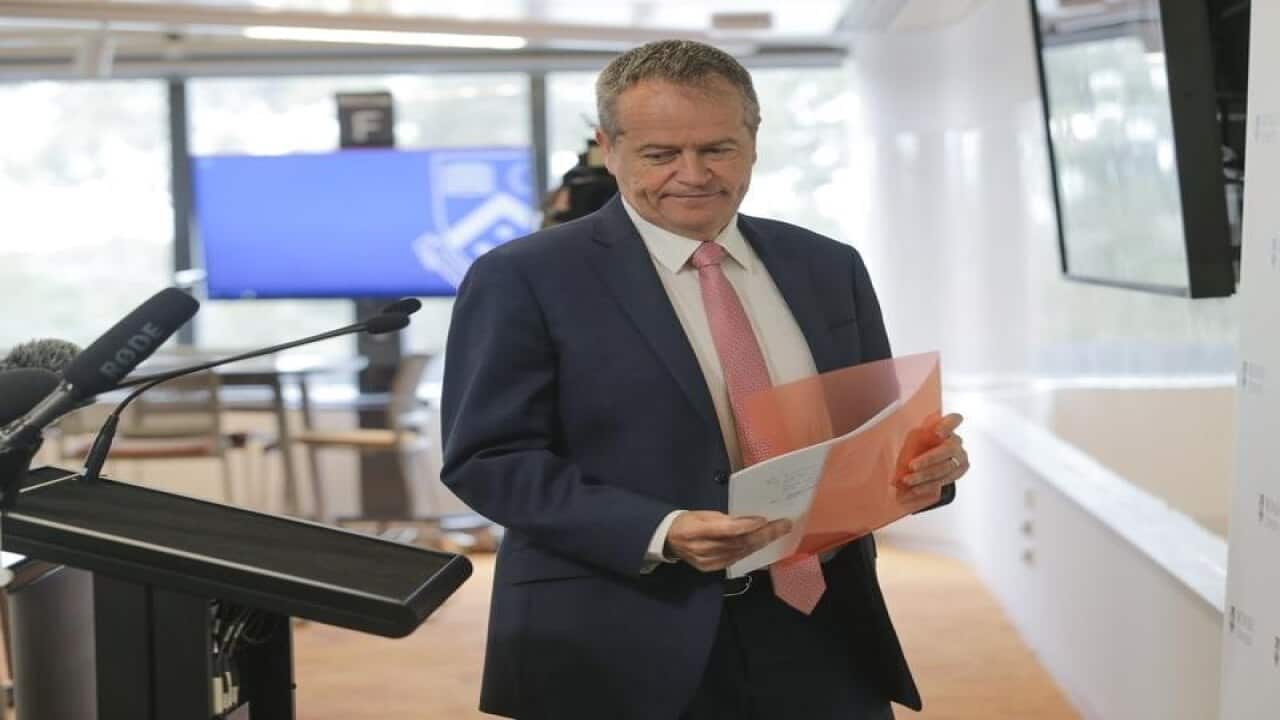 Opposition Leader Bill Shorten