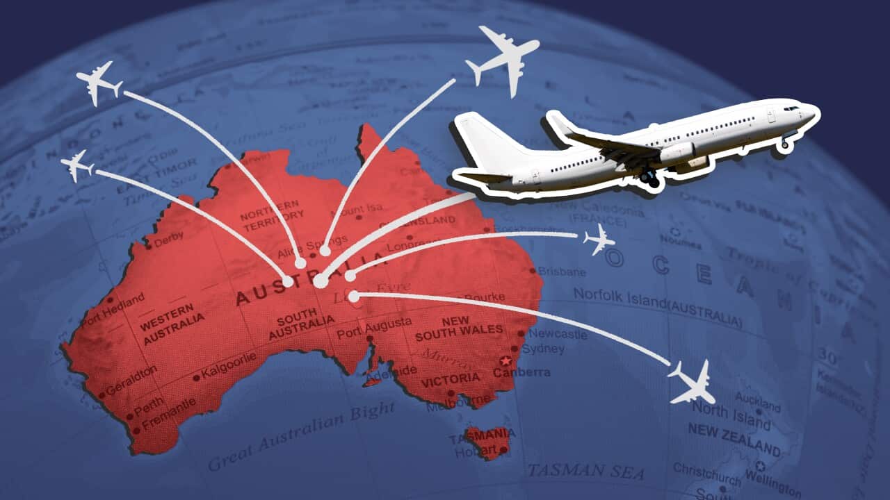 International travel illustration