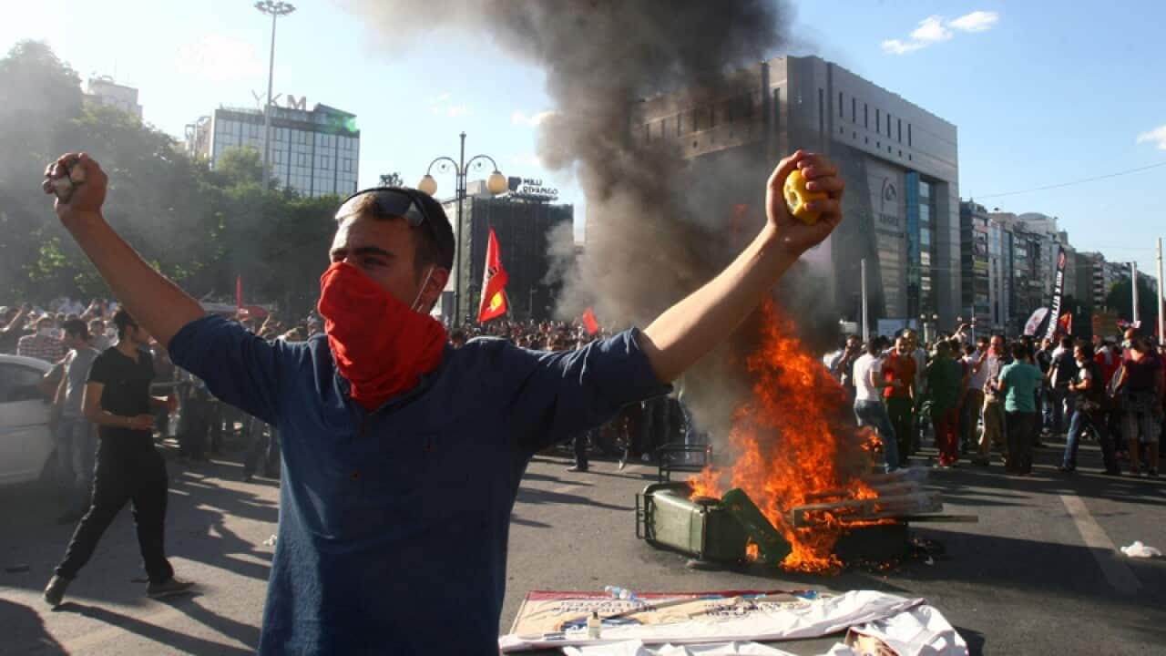 Kerry concerned over force in Turkey
