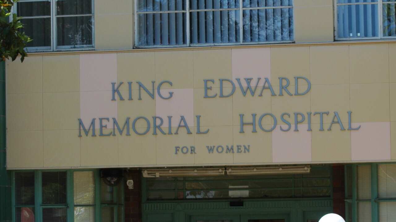 King Edward Memorial Hospital in Perth, Thursday, Nov. 29, 2007, the maternity hospital in Subiaco from where three-day-old baby Courteney was abducted last night. The baby has since been reunited with her mother. (AAP Image/Andrea Hayward) NO ARCHIVING