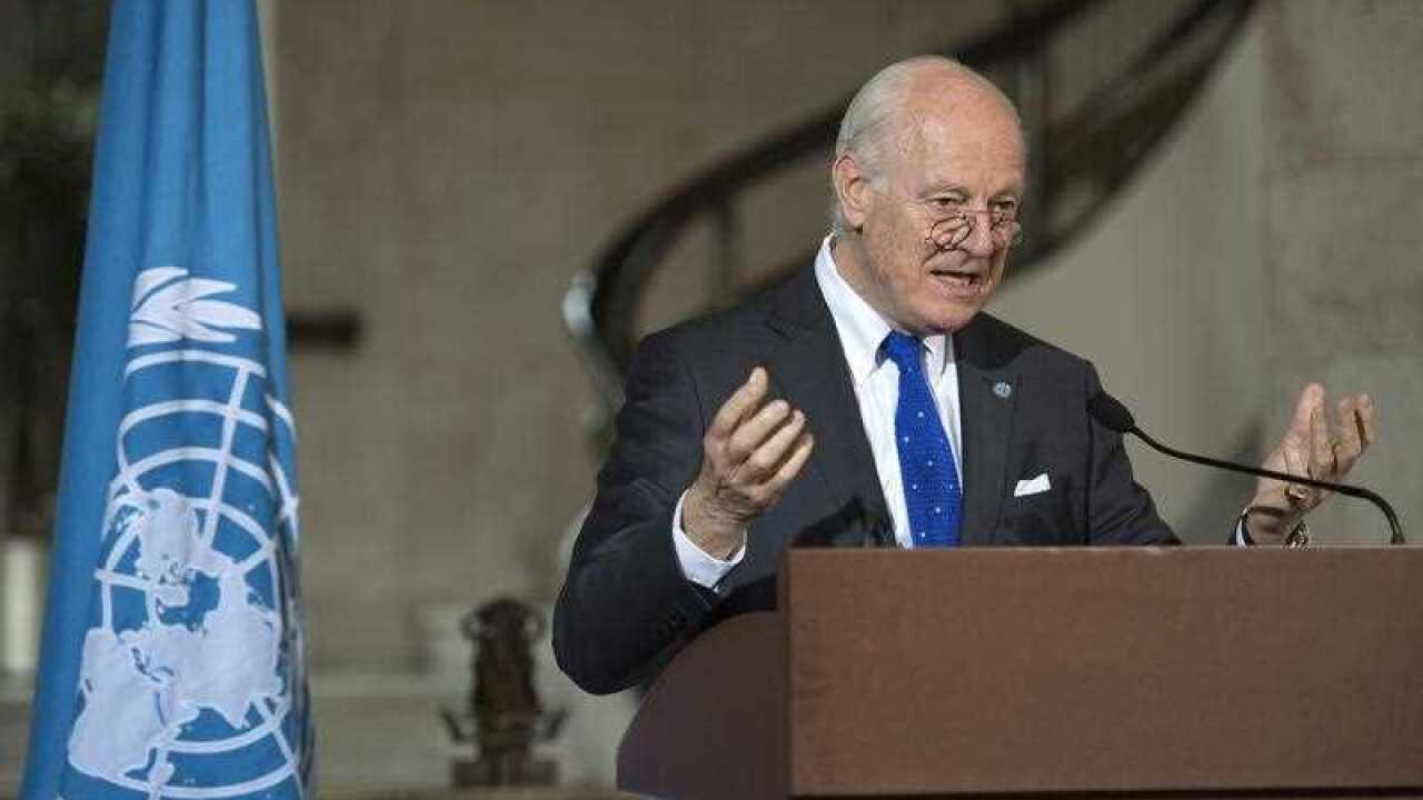 Staffan de Mistura, UN Special Envoy of the Secretary-General for Syria