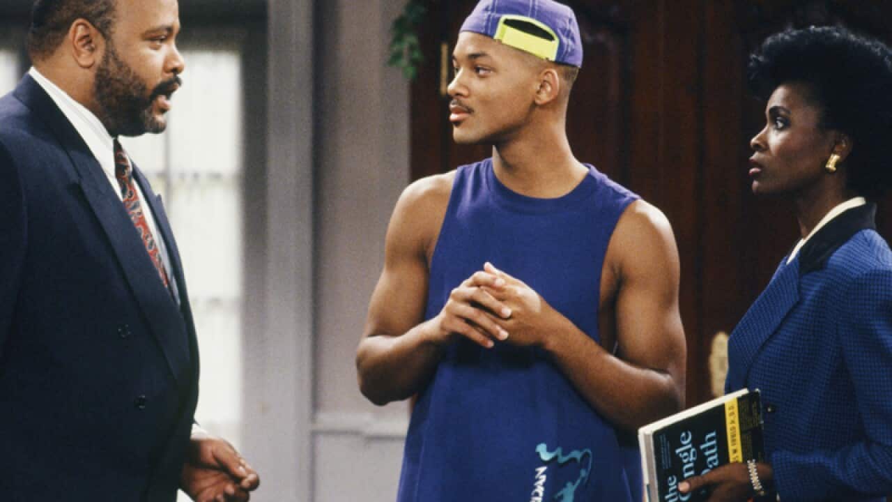 A scene from The Fresh Prince of Bel-Air