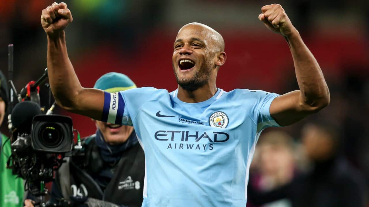 Manchester City captain Vincent Kompany.