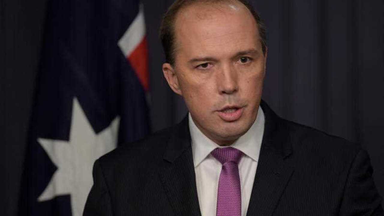 Australian Immigration Minister Peter Dutton