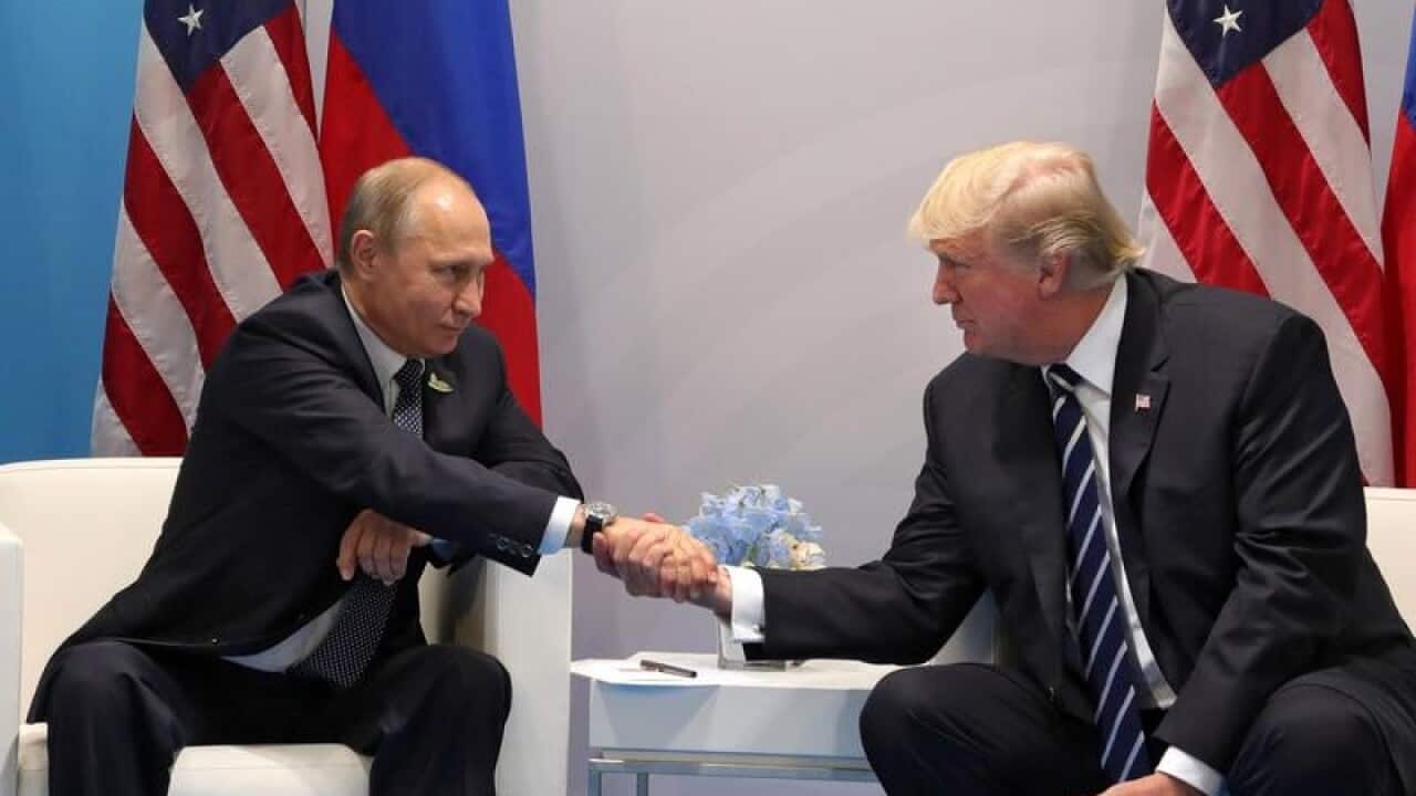 Donald Trump and Vladimir Putin.