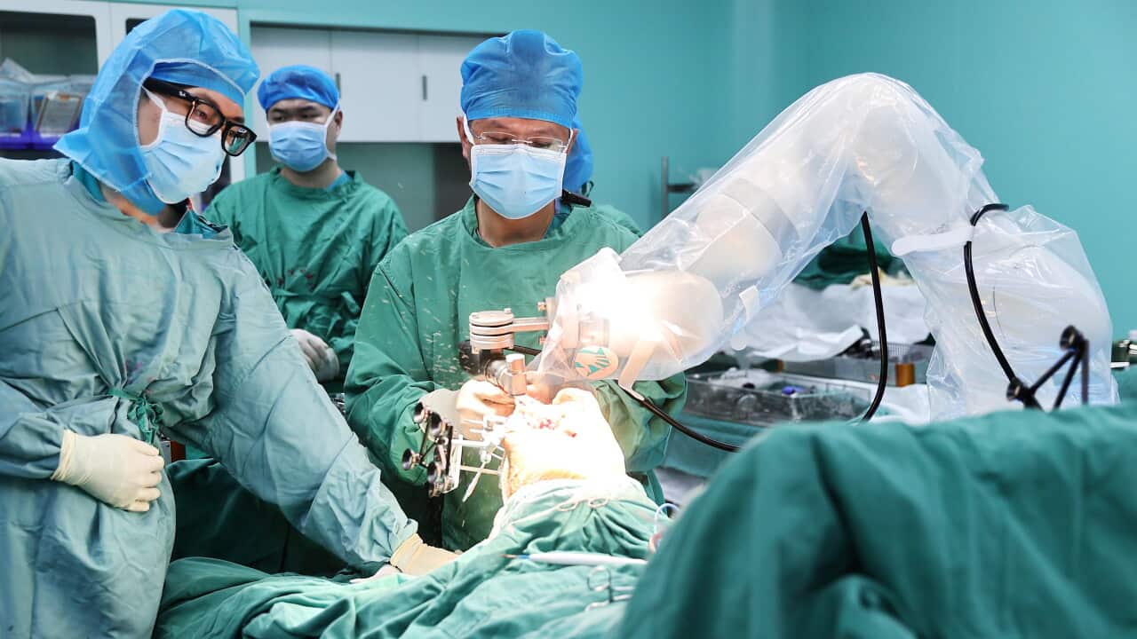 Surgical Robot Assists Knee Joint Replacement In Qinhuangdao