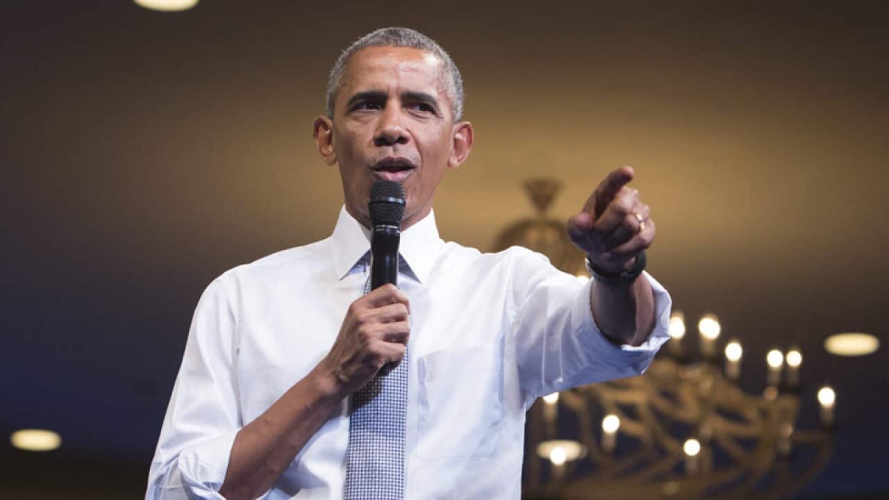 US President Barack Obama