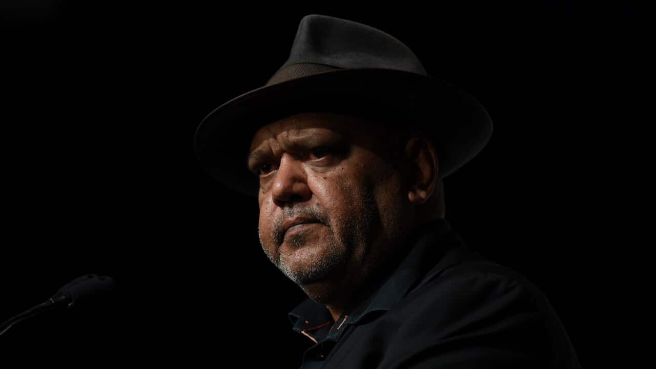 Cape York Aboriginal leader Noel Pearson addresses the Queensland Media Club in Brisbane, Thursday, August 10, 2017. (AAP Image/Dan Peled) NO ARCHIVING