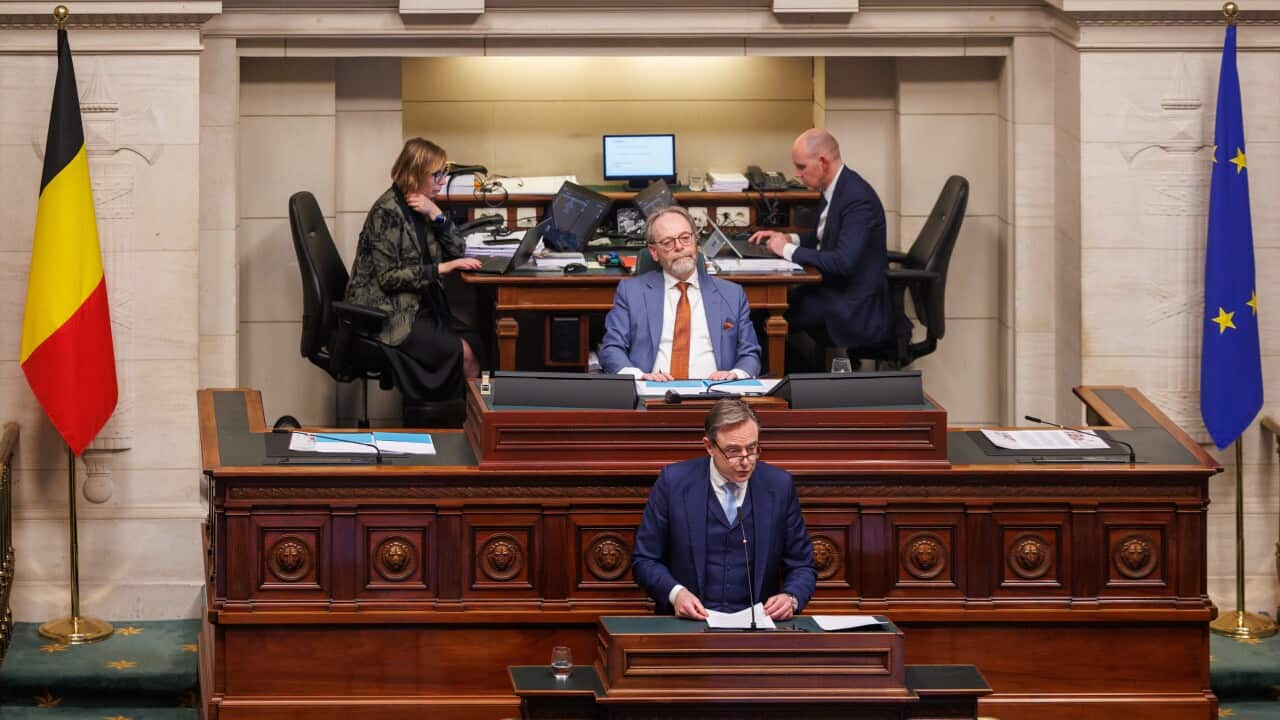 Bart De Wever addresses the Belgian Parliament on his government's policy