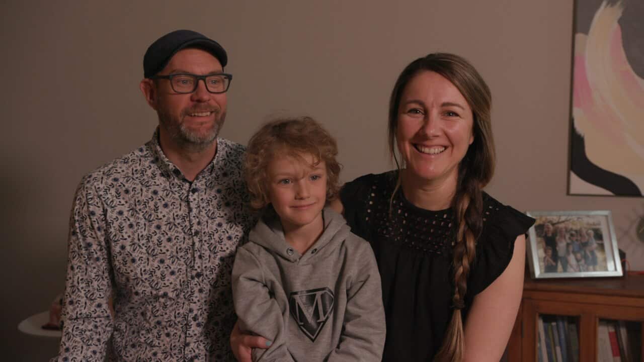 Melissa and her family in Finland.