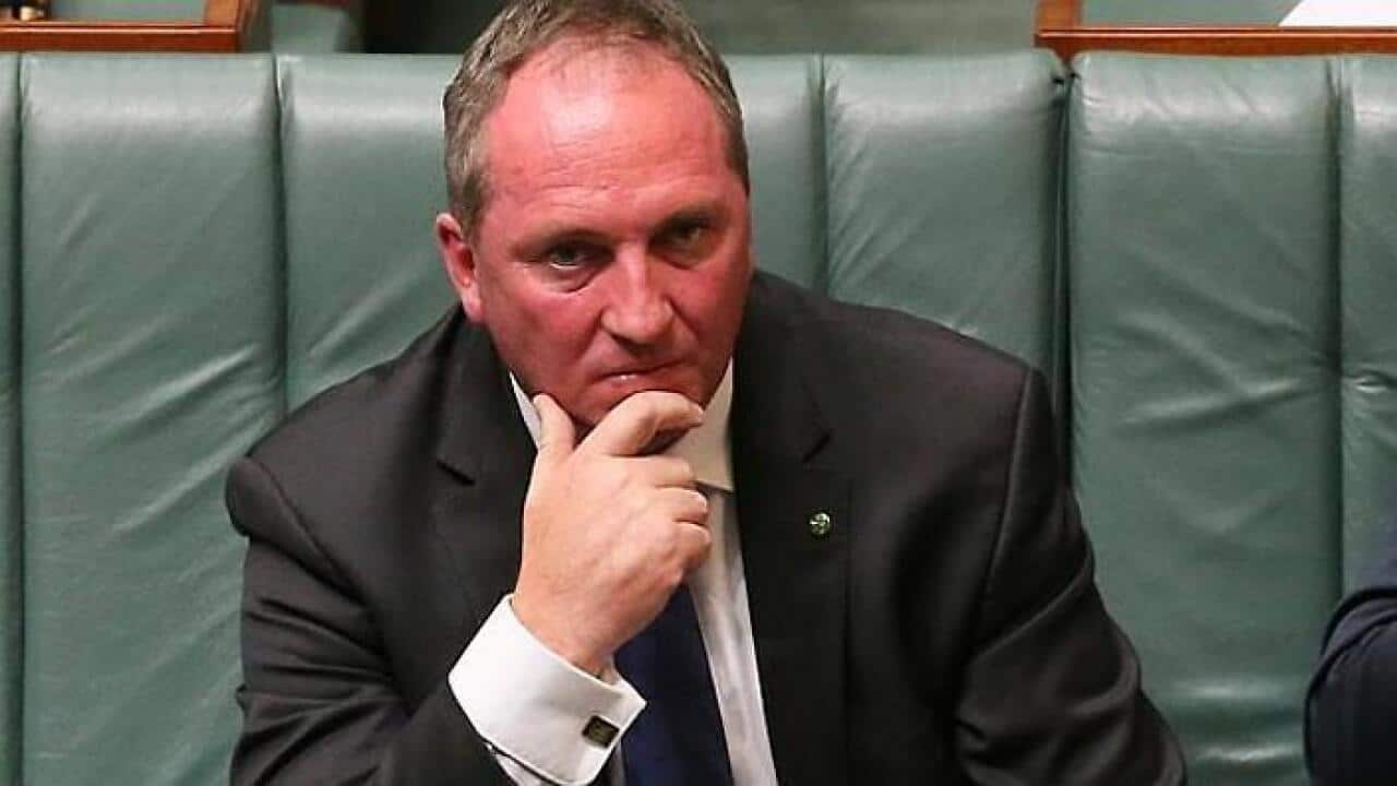 Barnaby Joyce says partner's decision to 'make money' from TV tell-all