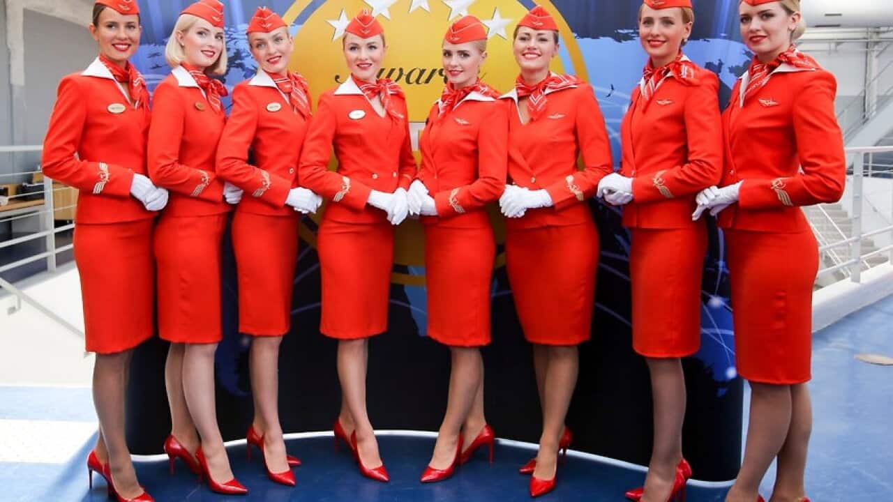 female aircrew's uniform