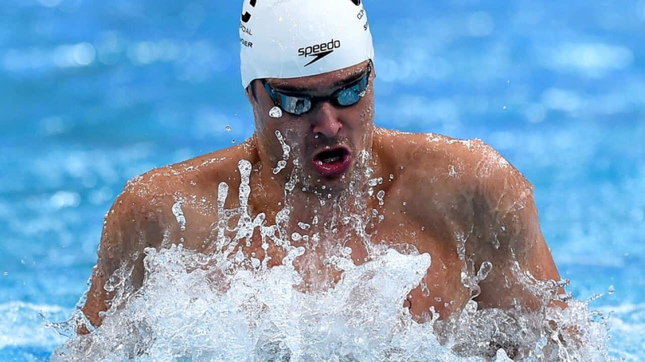 Australian swimmer Christian Sprenger