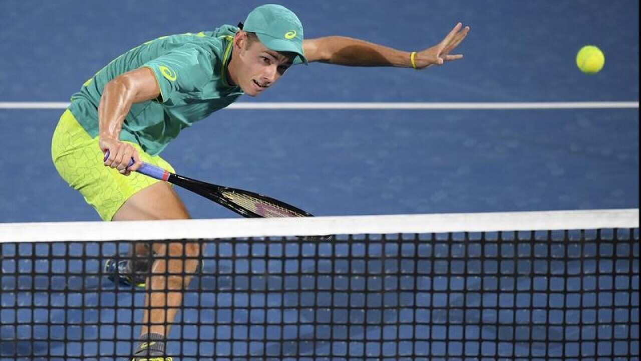 Teen tennis sensation Alex de Minaur