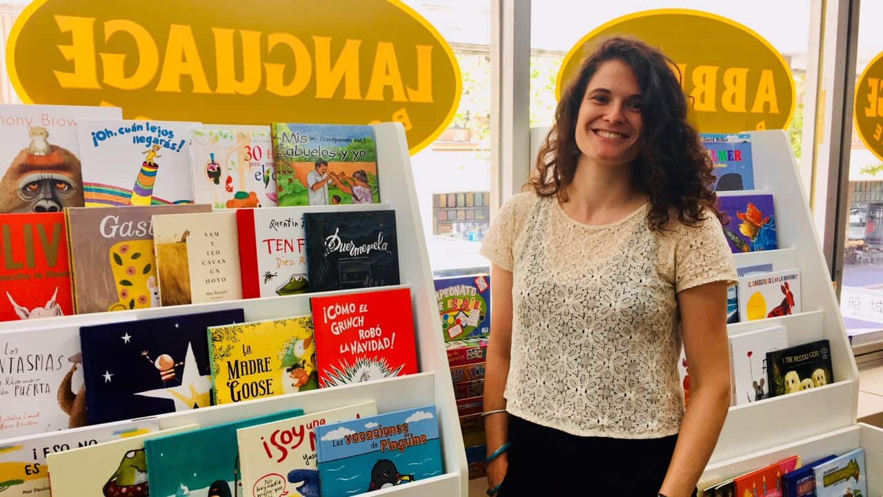 Adeline Regnault s'occupe du fonds français chez Abbey's LBC, à Sydney