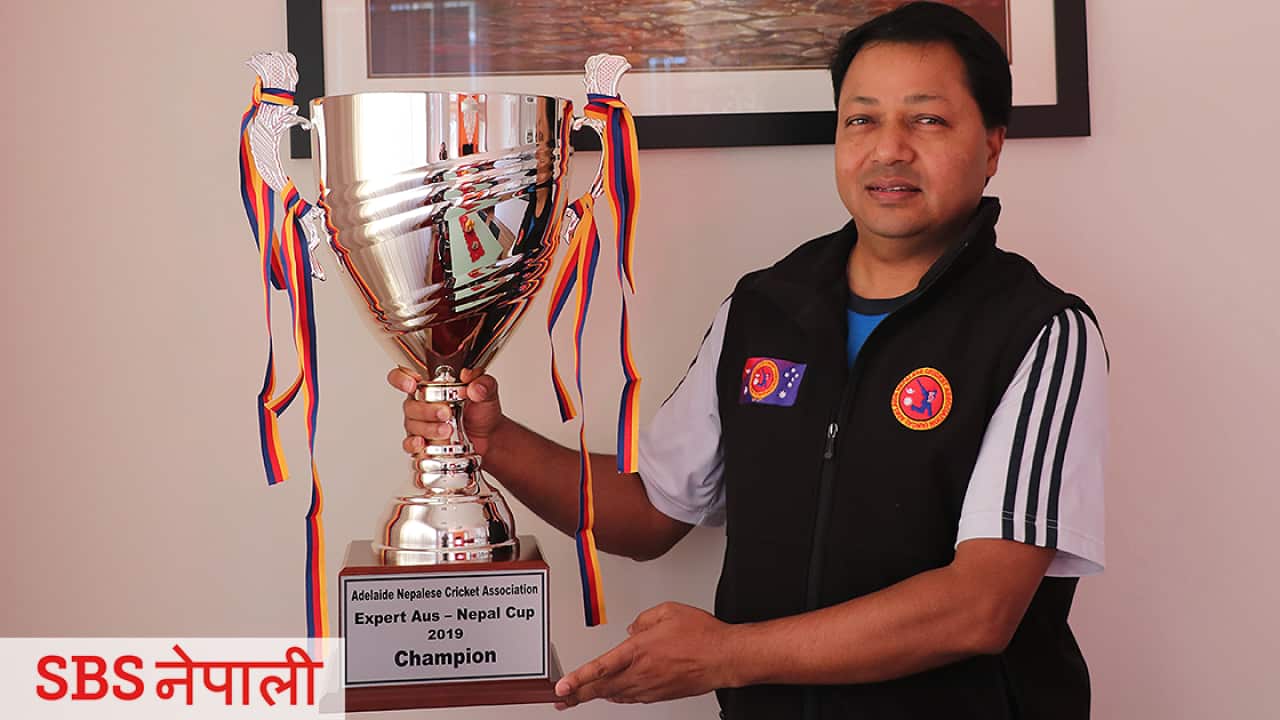 Bijay Joshi the president of Adelaide Nepalese Cricket Association (ANCA)