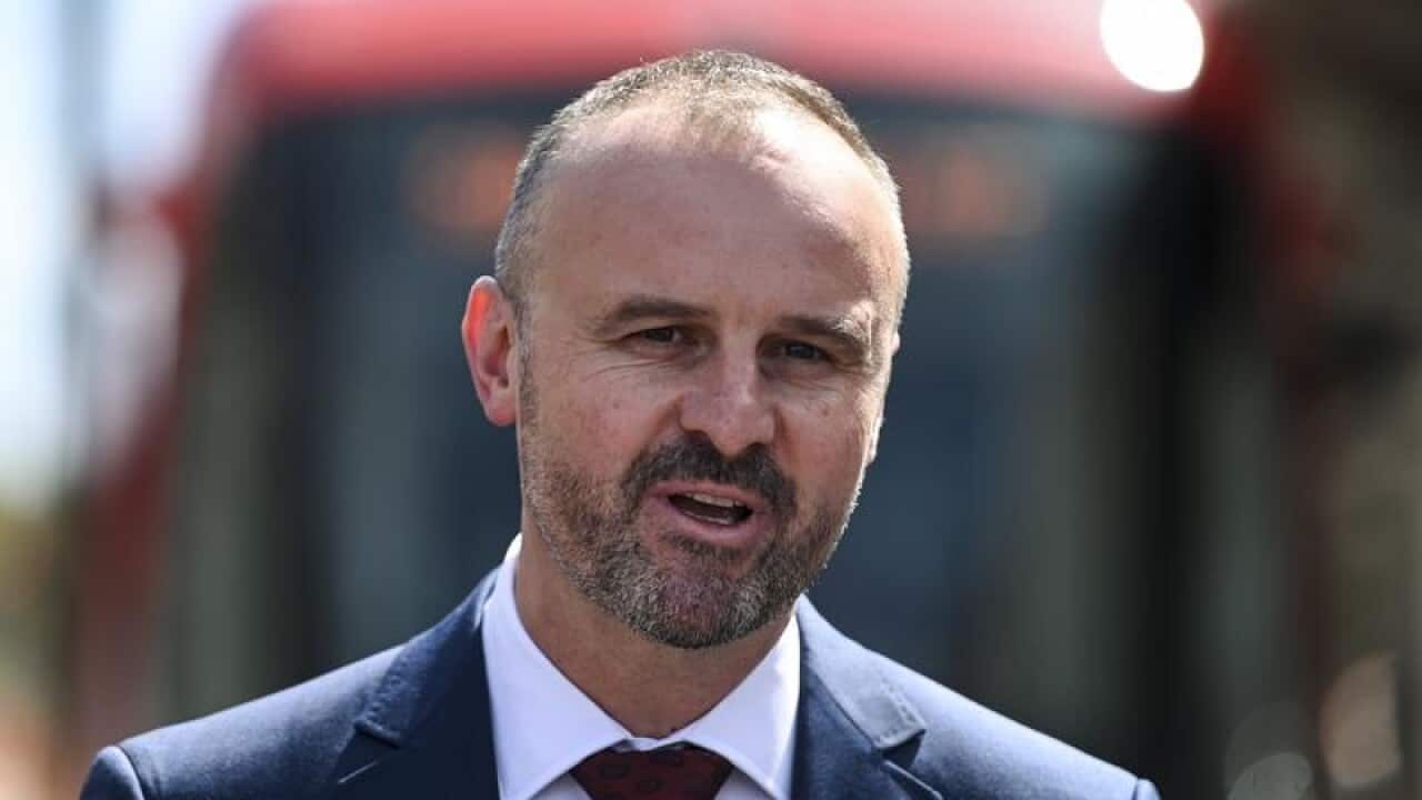 ACT Chef Minister Andrew Barr.