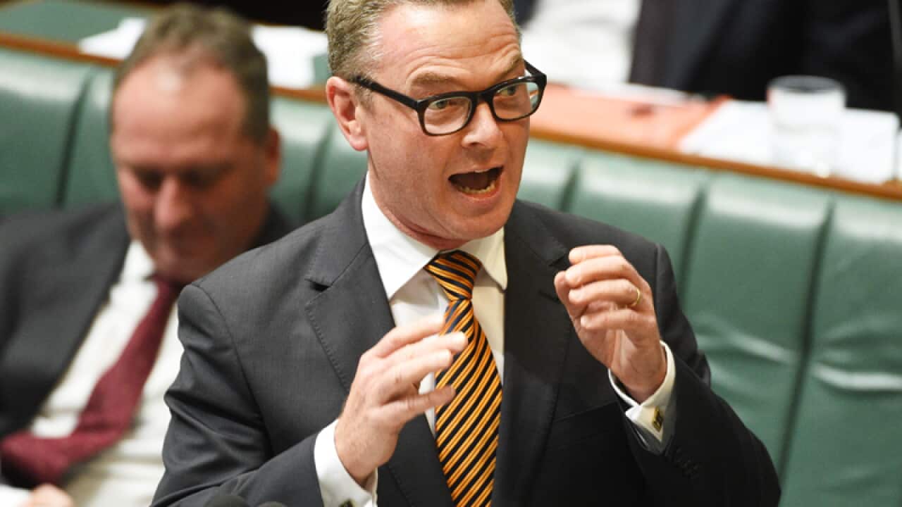 Minister for Industry Christopher Pyne.