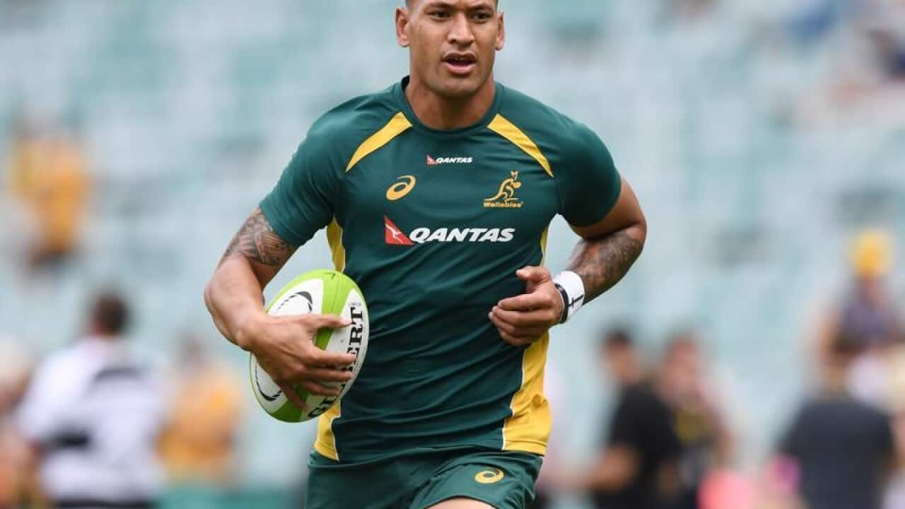 Australia fullback Israel Folau.